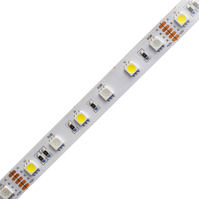 چراغ LED نواری تغییر رنگ آدرس پذیر Smart RGB W سفید 24 ولت DC 5050 ضد آب