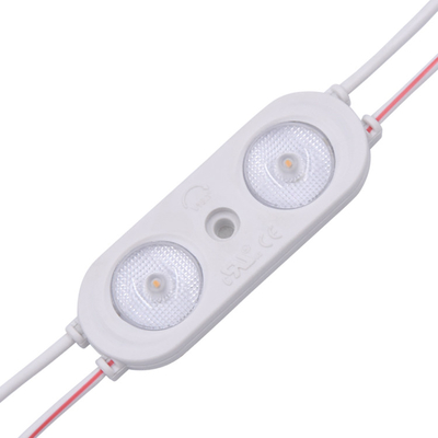 ماژول های LED 24 ولت برای تبلیغات سبک و ماژول نور پس زمینه 2 لنز ip67 ضد آب 0.96W