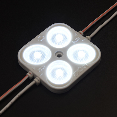 ماژول نور LED تزریق با لنز برای حروف علامت DC24V 4 LED 2W IP67 آماده ارسال