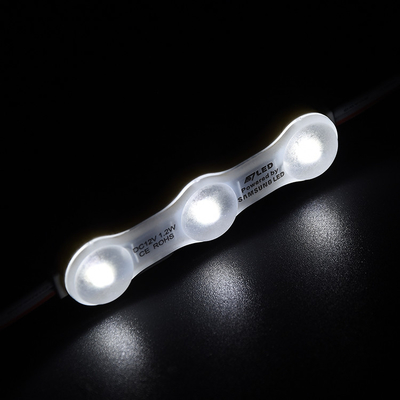 1.2W IP68 DC12V 3 ماژول های LED با LED SMD2835 160° شعاع با نوار چسب در پشت