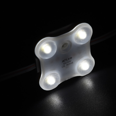 3000/4000/6500K DC12V 1.8W 4 Leds ماژول بهترین برای جعبه های عمق 80-200mm علامت