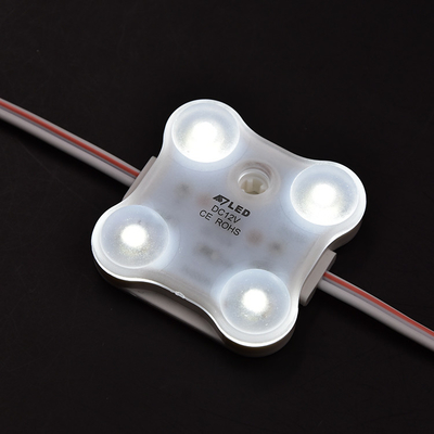 3000/4000/6500K DC12V 1.8W 4 Leds ماژول بهترین برای جعبه های عمق 80-200mm علامت