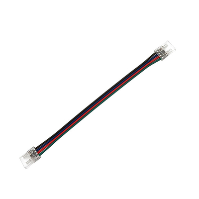 کانکتور نوار LED RGB با کابل 10 میلی متر عرض PCB 4 پین