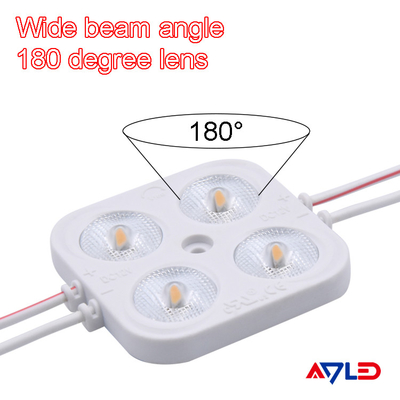 نور ماژول LED با قابلیت کم نور بالا  2835 4 لامپ مربع 12 ولت 24 ولت IP67 ضد آب
