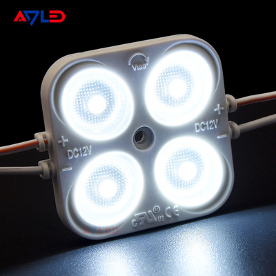 نور ماژول LED با قابلیت کم نور بالا  2835 4 لامپ مربع 12 ولت 24 ولت IP67 ضد آب
