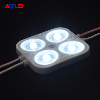 12v 4w led تزریق ماژول تبلیغات در فضای باز smd 2835 مربع 4 ماژول LED با کیفیت بالا