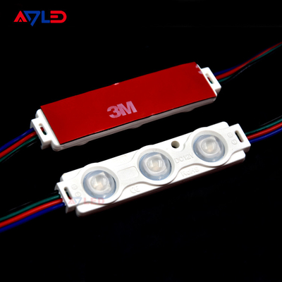 چراغ‌های ماژول ال‌ای‌دی RGB SMD 5050 ضد آب نور پس‌زمینه ساینیج 3 تغییر رنگ 12 ولت