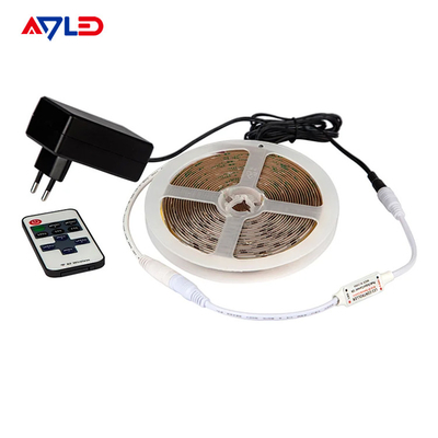 UL نوار انعطاف پذیر ال ای دی شیپ معروف 24 ولت سیلیکون 10 میلی متری صفحه PCB IP20 528 چراغ های LED cob