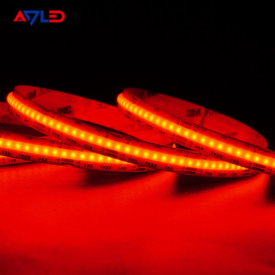 چراغ‌های نواری LED هوشمند COB Flexible Dotless RGB 12V ضد آب چند رنگ در فضای باز