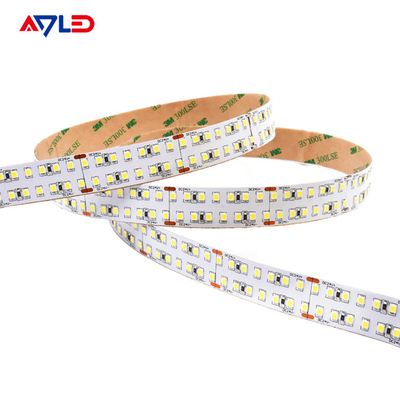 نوار نوار LED تک رنگ قابل برش در فضای باز دو ردیفه 24 ولت گرم سفید سرد سفید