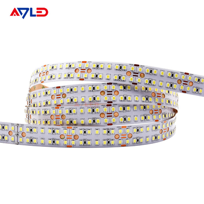 نوار نوار LED تک رنگ قابل برش در فضای باز دو ردیفه 24 ولت گرم سفید سرد سفید
