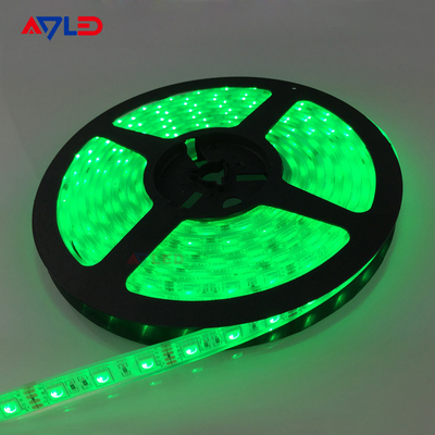 رنگ سبز SMD 5050 60LEDs / M چراغ های نوار LED برای مبلمان تزئینات روشنایی بالا ضد آب