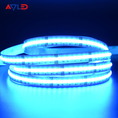 چراغ های نوار LED RGB CCT COB 24VDC تغییر رنگ نوار LED انعطاف پذیر بدون نقطه
