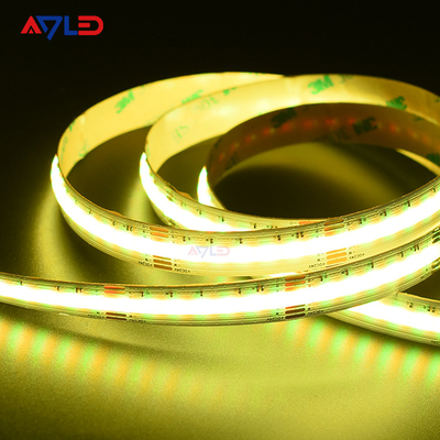 چراغ های نوار LED RGB CCT COB 24VDC تغییر رنگ نوار LED انعطاف پذیر بدون نقطه