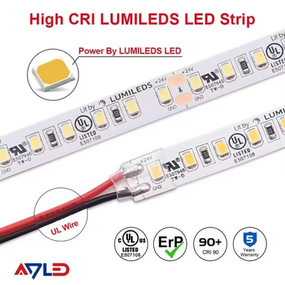 SMD2835 12v High CRI LED Strip Lights 5 سال گارانتی