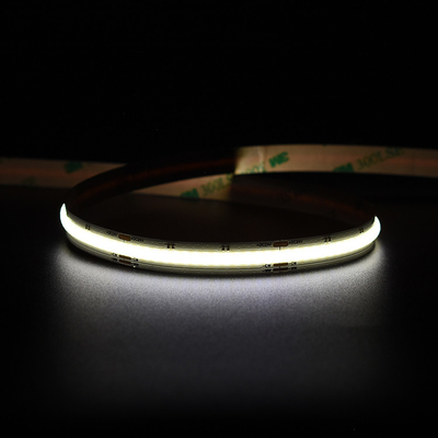 8W / M FCOB CCT 640 LEDs نوار روشنایی چگالی بالا انعطاف پذیر FOB COB 10mm PCB Board با خطی Dimmable