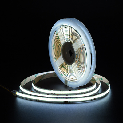 بالاترین درجه بندی قابل تنظیم نوار LED سفید COB CCT چراغ های بدون نقطه DC 24V تنظیم پذیر 2700K تا 6500K
