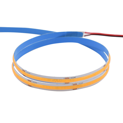 320 ال ای دی COB نوار نور گرم سفید 6500K دمای رنگ CE RoHS گواهینامه 3- 12V / 24V