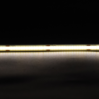 320 ال ای دی COB چراغ های نوار LED 3000K 4000K 6500K با نوار انعطاف پذیر از ریل به ریل CE و RoHS گواهینامه 24V یا 12V