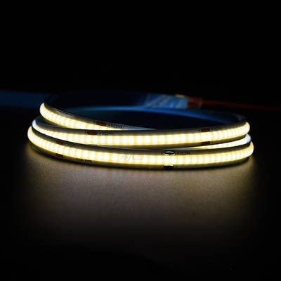 چراغ نوار لچکدار COB LED - 24V ، 320 LED ، دمای رنگ 3000K ، عرض 8 میلی متر ، گارانتی 3 ساله - LED Adled.