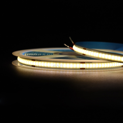 تراکم بالا بدون نقطه 480Leds انعطاف پذیر COB نوار نور COB نوار LED 5 متر / ریل 8MM 12V / 24V
