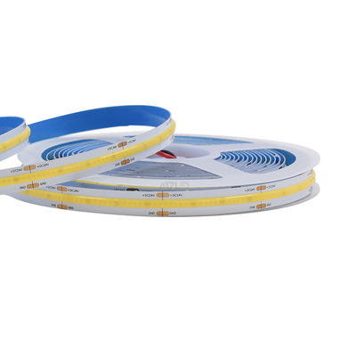 نوری نوار LED5M Dot Free Uniform Illumination Chip on board LED strip lighting 12W/M Flexible Led Strip Cob 12Vtape lig