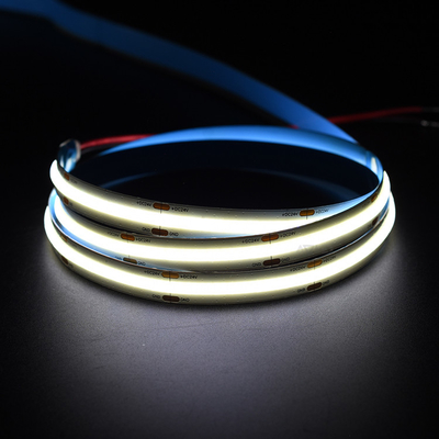 نوری نوار LED5M Dot Free Uniform Illumination Chip on board LED strip lighting 12W/M Flexible Led Strip Cob 12Vtape lig