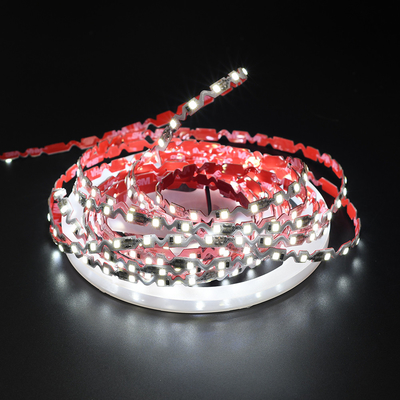 نوار نور led انعطاف پذیر s نوع 6mm 12v 24v 72LEDs/m برای خطوط کانال LED کوچک