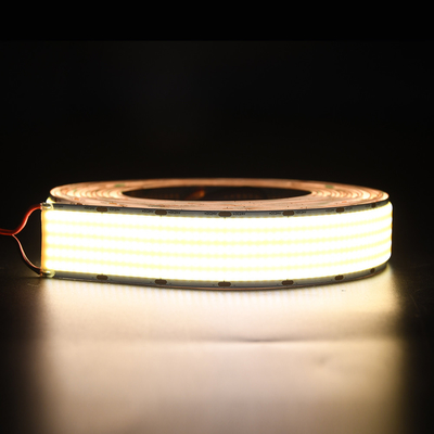 300LSE خود چسبنده IP20 بدون خم شدن خودسرانه Super Bright High Density Linear Flexible Cob Tape 1600 لید