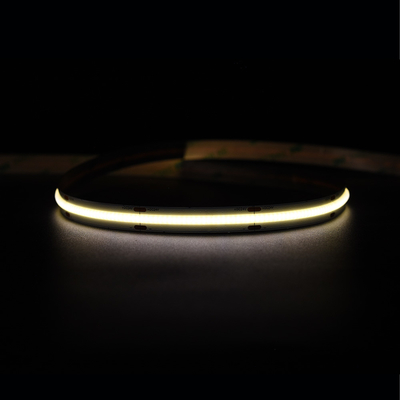 چراغ های فوق العاده روشن 528 LED / M COB LED Strip 12V 24V 10MM روشنایی فلک ناپذیر زرد COB / FOB
