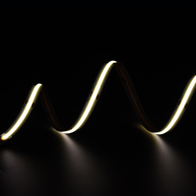چراغ های فوق العاده روشن 528 LED / M COB LED Strip 12V 24V 10MM روشنایی فلک ناپذیر زرد COB / FOB