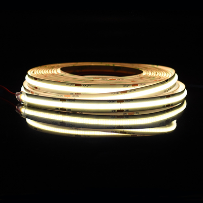 528Leds 12V 24V Cob 10mm رنگ انعطاف پذیر LED Strip Light Ra90 نور خطی بدون نقطه نور