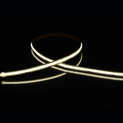 528Leds 12V 24V Cob 10mm رنگ انعطاف پذیر LED Strip Light Ra90 نور خطی بدون نقطه نور