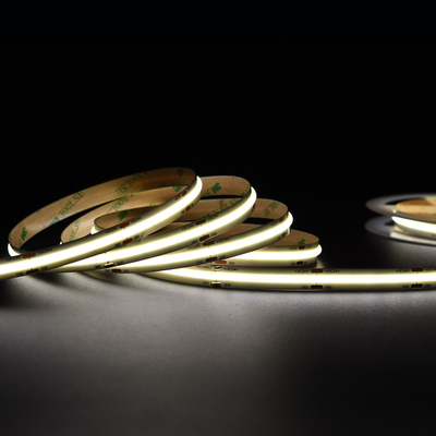 هیچ واحدی برای برش حداقل وجود ندارد نوار LED COB سفید گرم آزاد 14W / M 5M در هر رول 1400LM / M