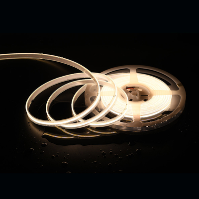 COB DC24V انعطاف پذیر LED نوار نور 480leds / m Reel To Reel رنگ سفید دمای IP20 با 3 سال گارانتی