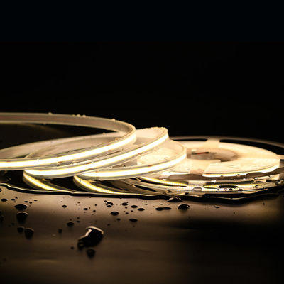 10mm PCB COB LED Strip 480 LED IP20/IP67 ضد آب DC12V/DC24V CRI 90 عرض PCB 8MM