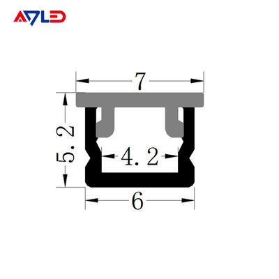 1m 2m 3m ADP-0606 پروفایل های آلومینیومی برای نوار روشنایی LED