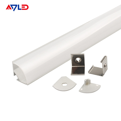 10.4mm پروفایل آلومینیوم گسترده برای نوارهای LED سبک طراحی مدرن پروفایل آلومینیوم LED