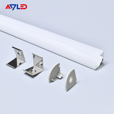10.4mm پروفایل آلومینیوم گسترده برای نوارهای LED سبک طراحی مدرن پروفایل آلومینیوم LED