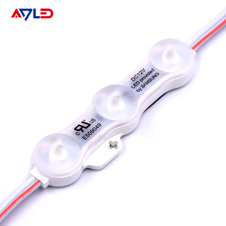 1.2W IP68 DC12V 3 ماژول های LED با LED SMD2835 160° شعاع با نوار چسب در پشت