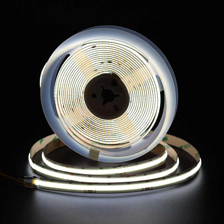 رشته حرفه ای 5m 10m 12v 24v CCT Cob Light Strip In Stock Cob Led Strip