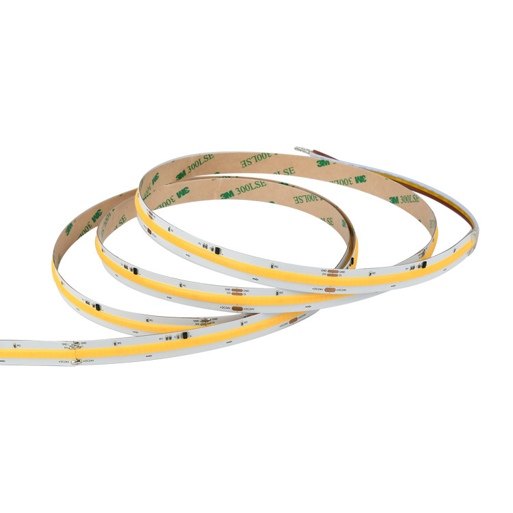 چراغ نوار LED با تراکم بالا بدون نقطه انعطاف پذیر 420 LED / m سفید خالص دیجیتال COB