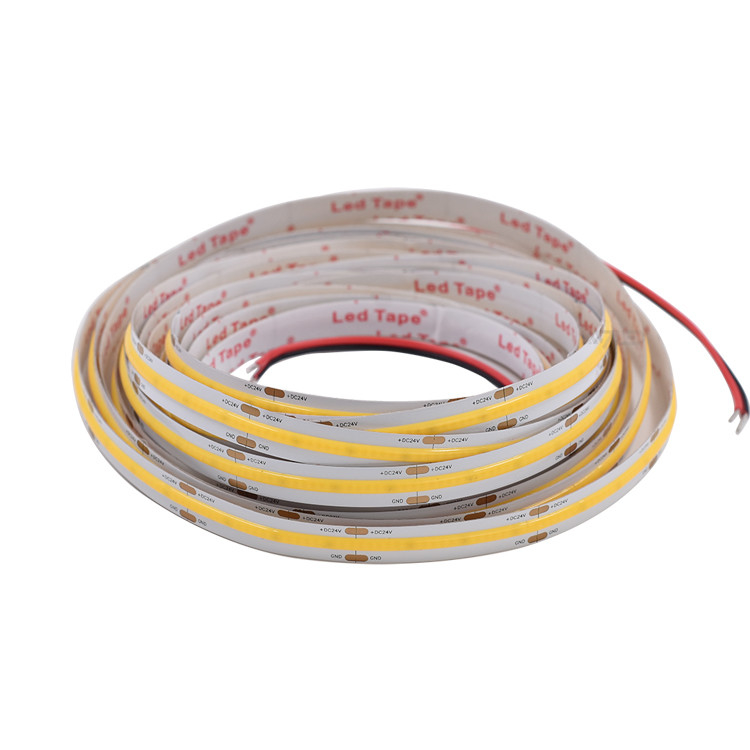 COB LED Strip Light DC 24V 504LEDs/M 16.4ft چراغ نوار انعطاف پذیر 2700K 3000K 4000K 6500K