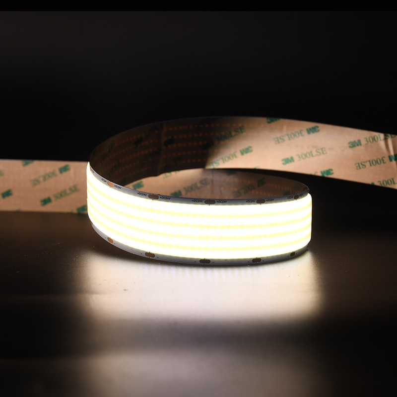 نوار LED خطی انعطاف پذیر CRI 90 COB 5000mm 6500K رنگ سفید 4600LM/M در بازار اروپا