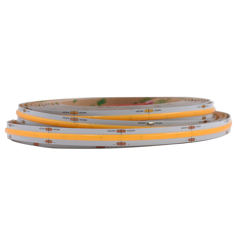 8mm عرض 5M طول برش آزاد تراکم بالا تزئینات نورپردازی انعطاف پذیر سفید Cob نوار LED