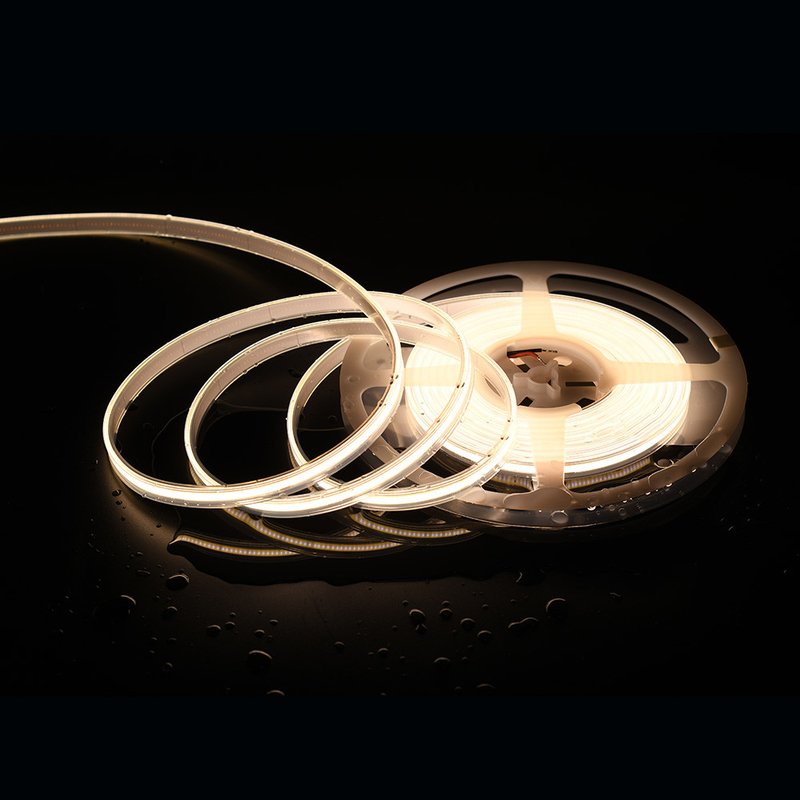 COB DC24V انعطاف پذیر LED نوار نور 480leds / m Reel To Reel رنگ سفید دمای IP20 با 3 سال گارانتی