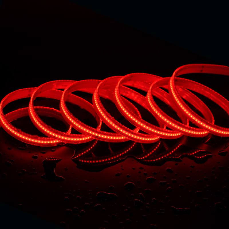 سرد سفید فوق العاده روشن RGB عرضه کننده های انعطاف پذیر 896 12v 24v Cob LED Strip Light