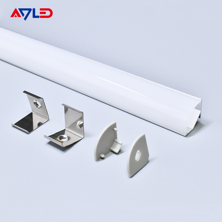 10.4mm پروفایل آلومینیوم گسترده برای نوارهای LED سبک طراحی مدرن پروفایل آلومینیوم LED